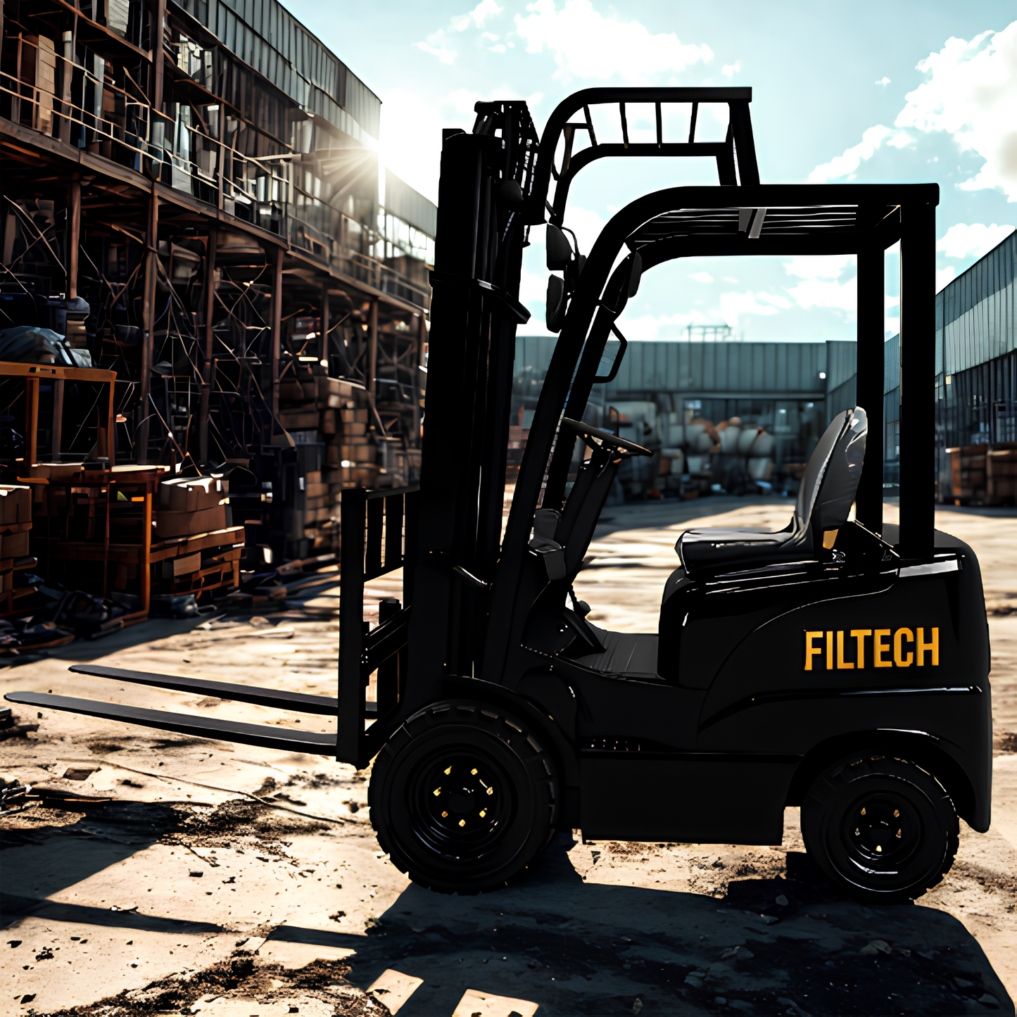 Carrello Elevatore Frontale Elettrico - 10 Quintali | CEFE10